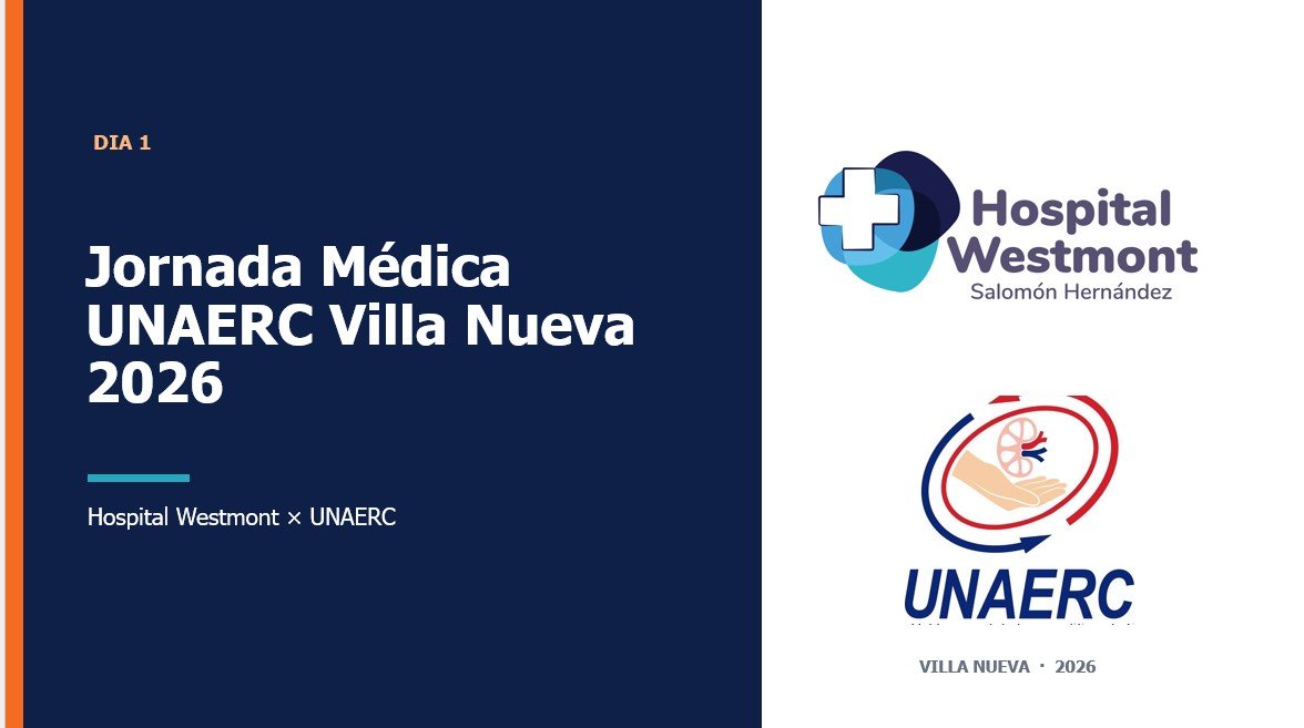 Afiche Jornada Médica UNAERC Villa Nueva 2026
